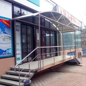 навес из поликарбоната
